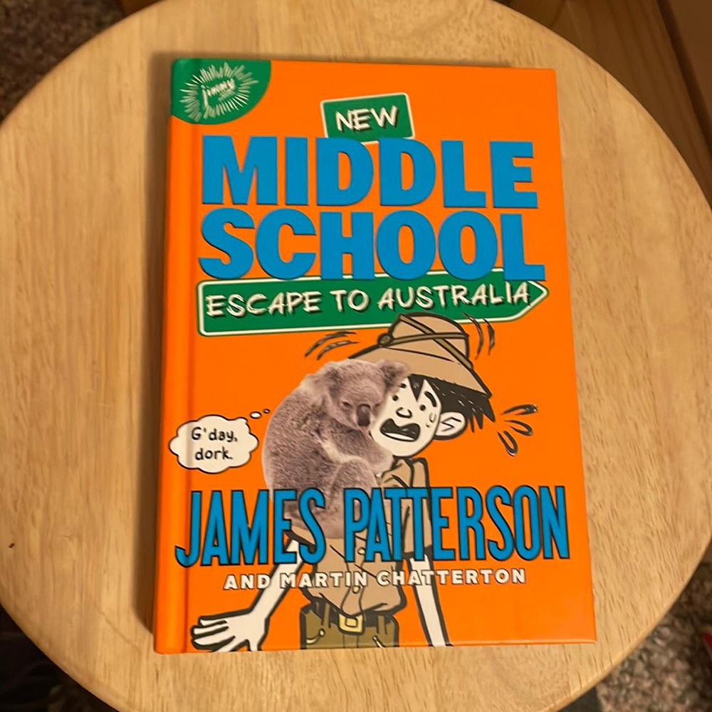 New To Middle School escape to Australia. Book James Patterson